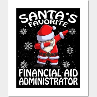 Santas Favorite Financial Aid Administrator Christ Posters and Art